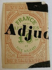 Timbre Dimension pour Affiche