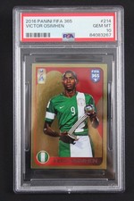 Victor Osimhen PSA 10 / Rookie RC Sticker Panini Fifa 365 2016 2017 (16-17) #214