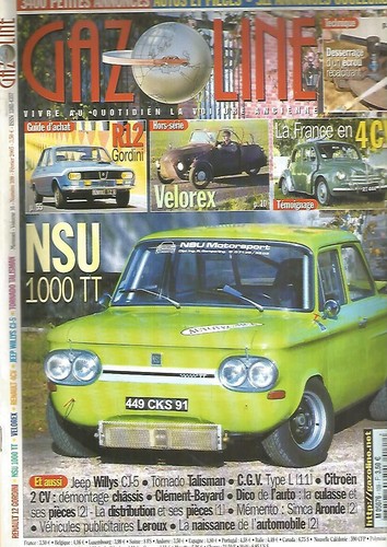 Gazoline 109 nsu 1000 - n°109, tt