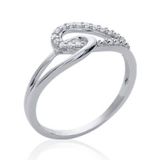 Alliance noeud femme - , argent