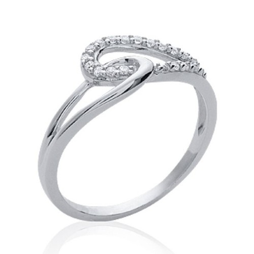 Alliance noeud femme argent - alliance,