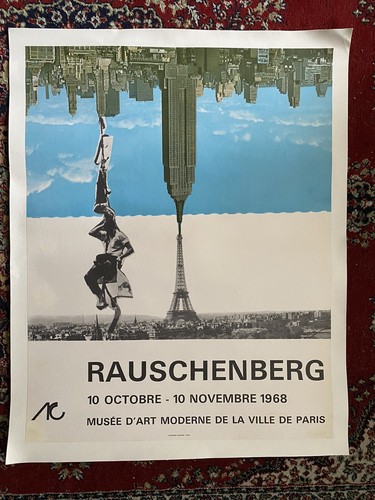Affiche originale rauschenberg - originale,
