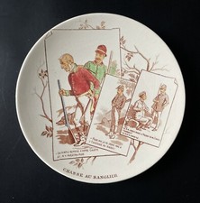 Assiette parlante XIX