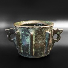 Mortier en bronze hispano-mauresque du 14ème siècle