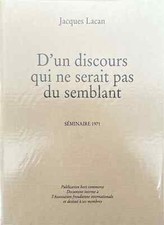 Lacan, D'un discours qui ne