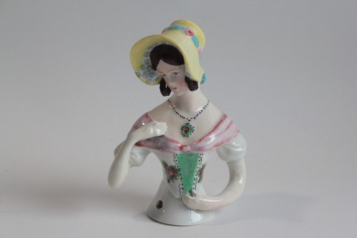 Demi figurine porcelaine - , femme