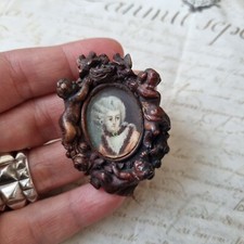 Portrait MINIATURE Peint