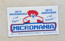 Autocollant MICROMANIA jeux