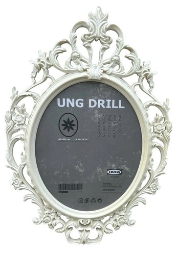 Oval frame ikea ung - oval, drill