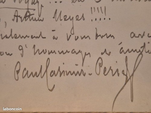 Paul casimir perier lettre - perier,