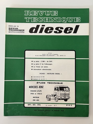 Revue technique diesel - technique,