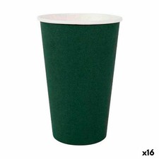 Set de Verres Algon Produits à usage unique Carton Vert 7 Pièces 450 ml [16 U