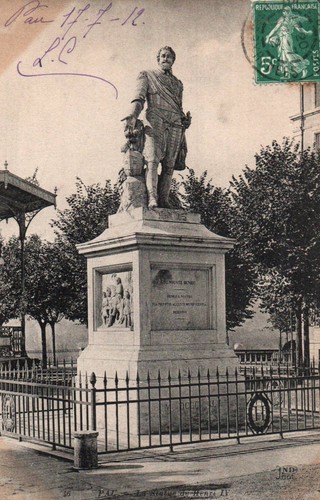 Carte postale pau - carte,