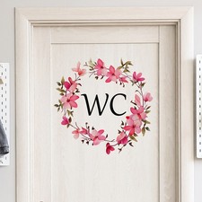 Stickers muraux porte plate