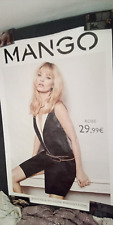 Affiche  MODE   120X170  MANGO avec KATE MOSS