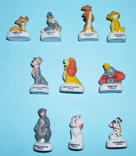 série complète de 10 fèves mates Disney les personnages animaux  2024