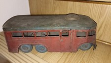 Ancien jouet bus tôle - ancien,