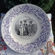 Ancienne Assiette Parlante