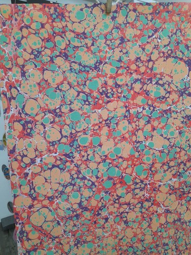 Papier marbré cuve de - papier,