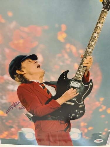 Autographed angus young acdc - autographed, young/acdc