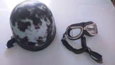 Lunette et casque  vintage style Harley Davidson.  glasses and helmet vintage