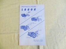 Motoculteurs LABOR - dépliant publicitaire 1952