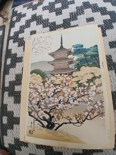 Estampe japonaise originale - japonaise,