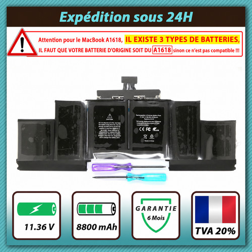 Batterie pour apple macbook - batterie,