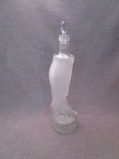 ANCIENNE BOUTEILLE A SUJET LEGRAS  JAMBE DE FEMME SUR COUSSIN