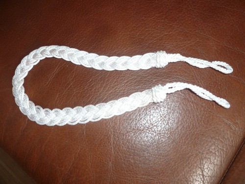 Embrase tressee blanche tbe - embrase,