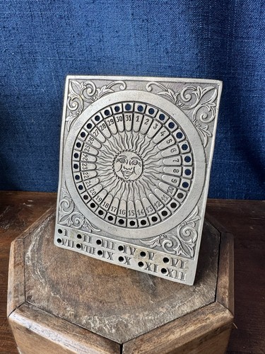 Vintage calendrier perpétuel - vintage,