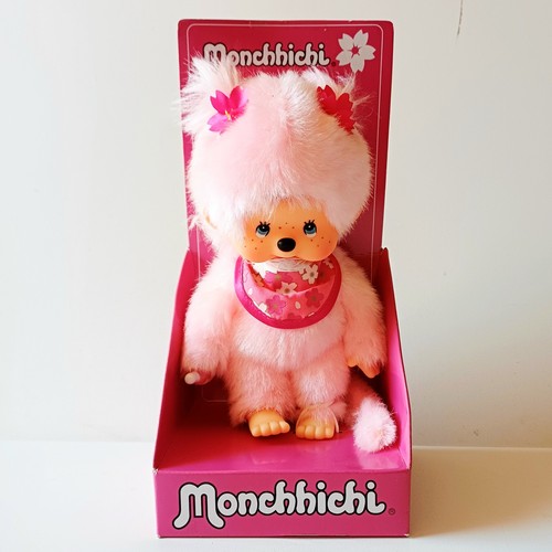 Peluche kiki monchhichi rose - peluche,