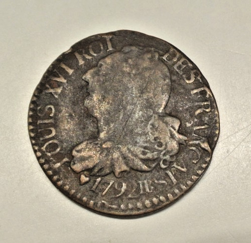 Deniers 1792 type - 1792,