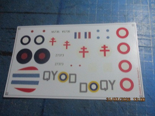 Dec826 decal bristol blenheim - decal,
