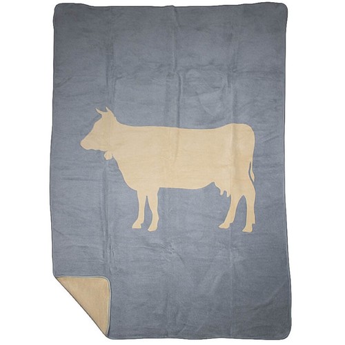 Couverture douillette vache