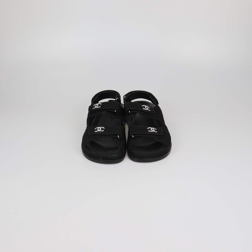 Sandales chanel noires - sandales,