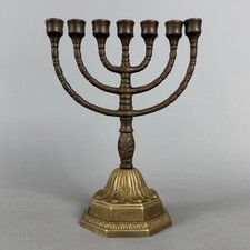 Chandelier En Bronze Menorah 7