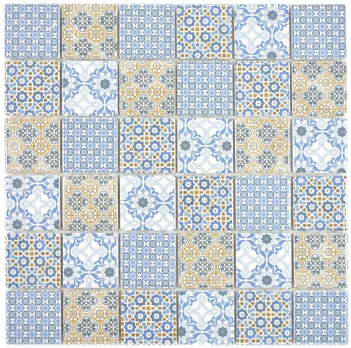 Mosaïque céramique rétro - mosaïque,