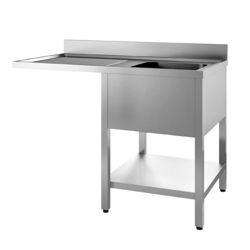 Plonge inox bassin - inox, 1
