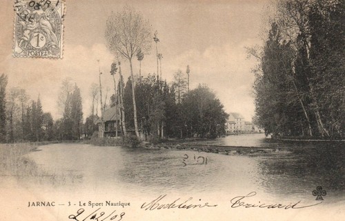 Cpa jarnac - 16, (charente)
