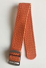 Bracelet de montre perlon orange 20mm