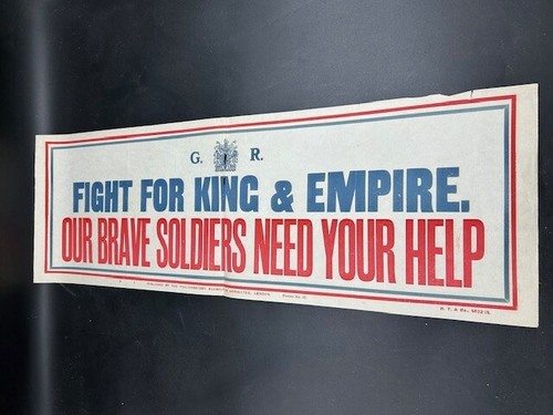Rare affiche enrôlement