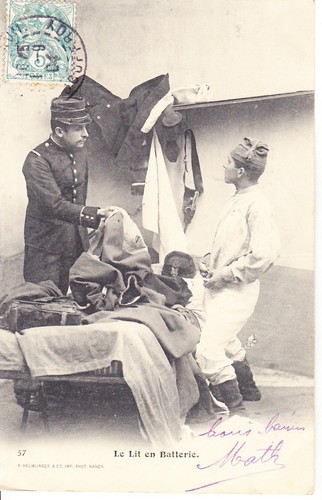 Carte postale cpa lit en - le,