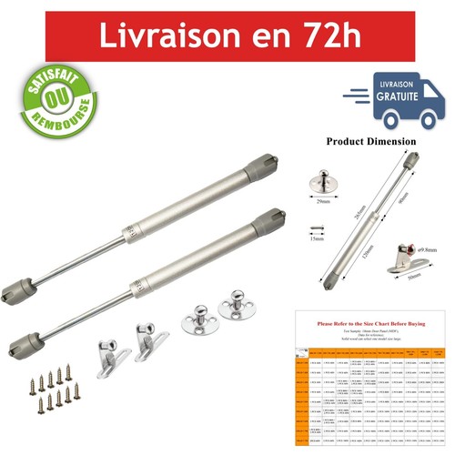 Vérins gaz hydrauliques - à,