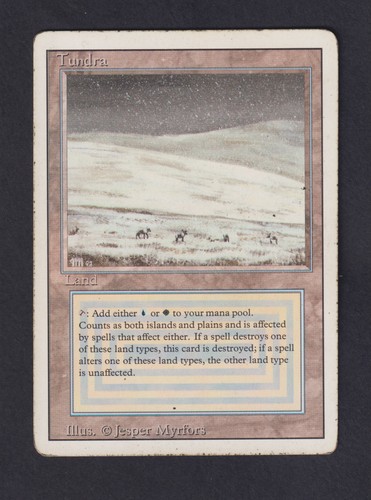Magic mtg tundra revised - revised,