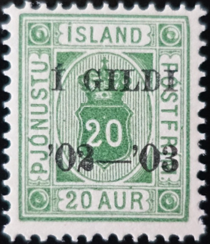 Timbre islande service - timbre,