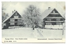 SUISSE  PAYSAGE D HIVER  VIEUX