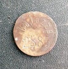 T1- Jeton ancien 20 centimes 2883 BAJAZZO