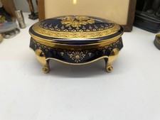 ANCIENNE BOITE A BIJOUX PORCELAINE DE LIMOGES