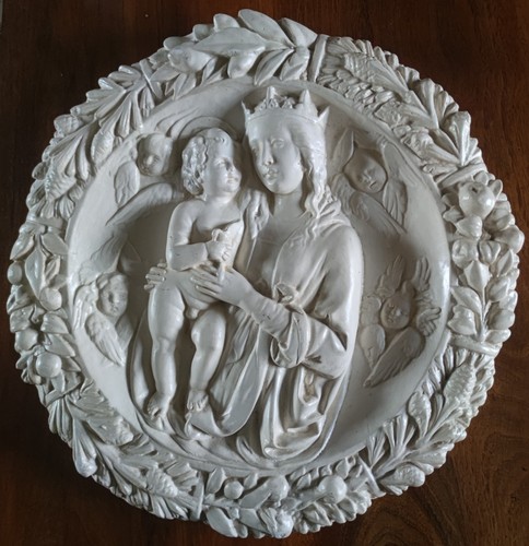 Vierge marie enfant bas - l'enfant,
